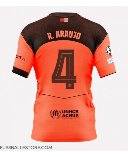Günstige Barcelona Ronald Araujo #4 3rd trikot 2025-26 Kurzarm Günstige Barcelona Ronald Araujo #4 3rd trikot 2025-26 Kurzarm